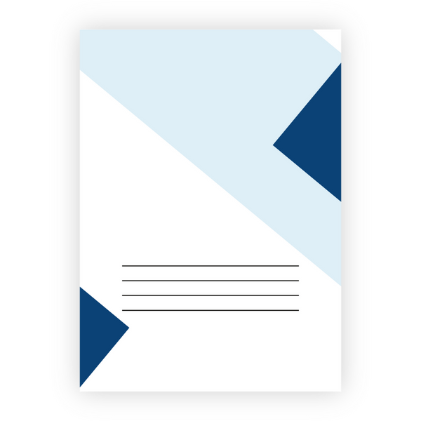 Immagine del retro cartella personalizzata