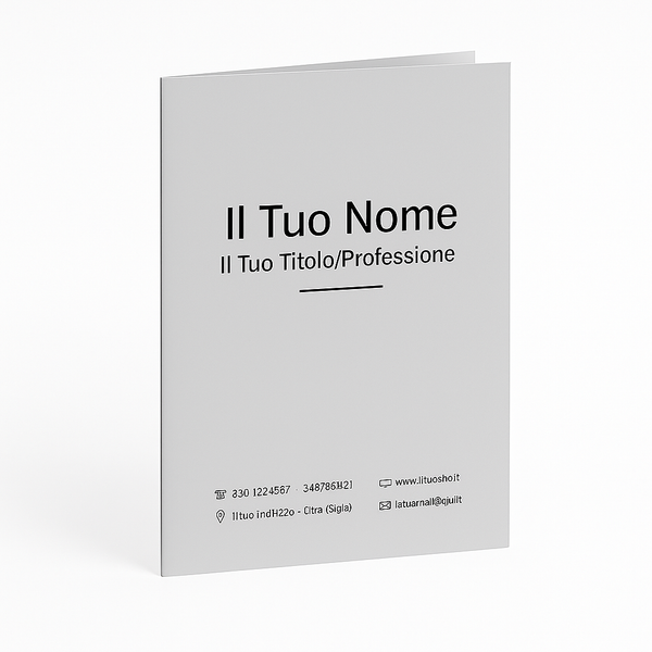 Immagine frontale cartella personalizzata