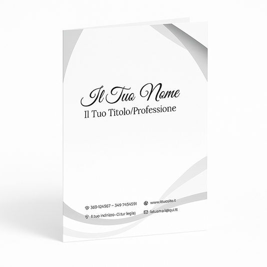 Immagine frontale cartella personalizzata