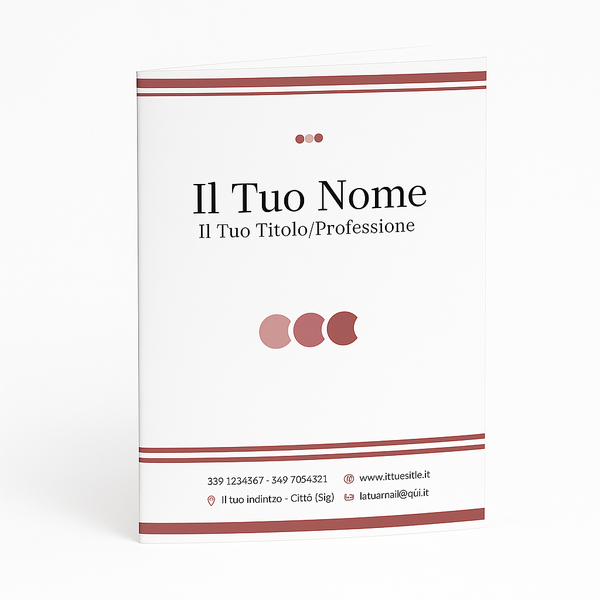 Immagine frontale cartella personalizzata