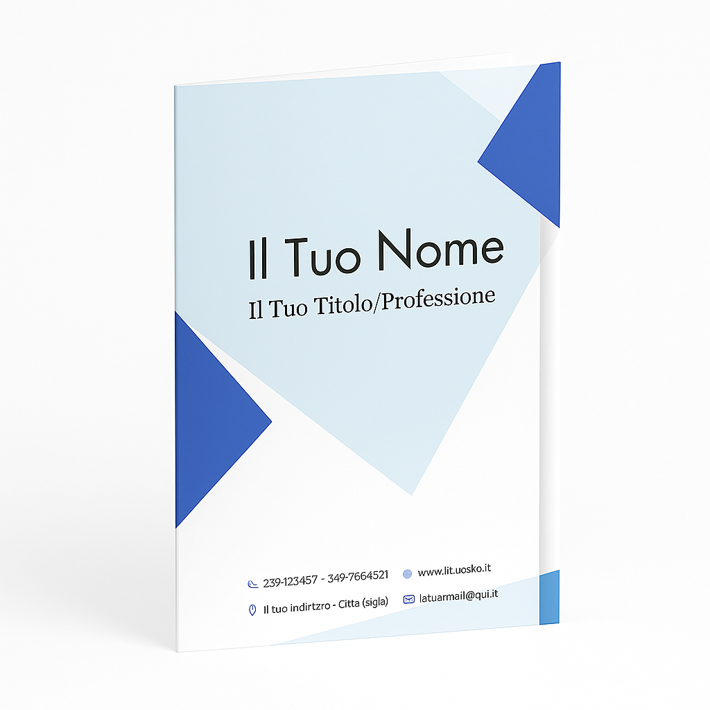 Cartelle portadocumenti personalizzate