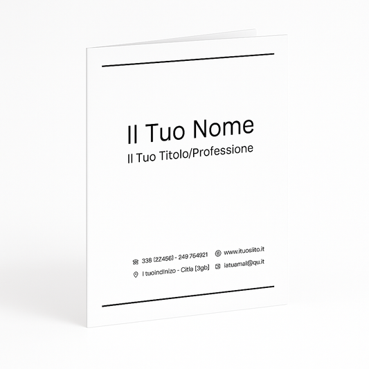 Cartelline personalizzate A4
